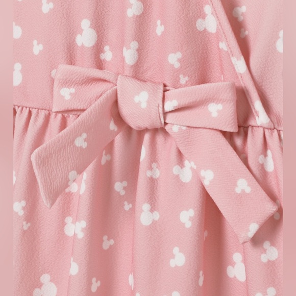 Disney PatPat Pink Long Sleeve V Neck Midi Dress NWT - Picture 7 of 9